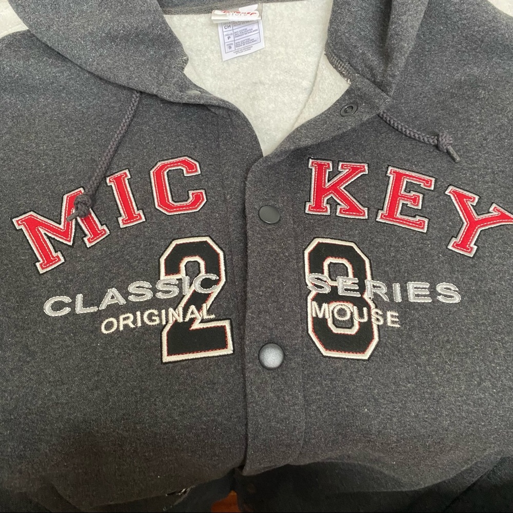 Disney Store Men's Vintage Retro Classic Series Mickey Hoodie Jacket Size S